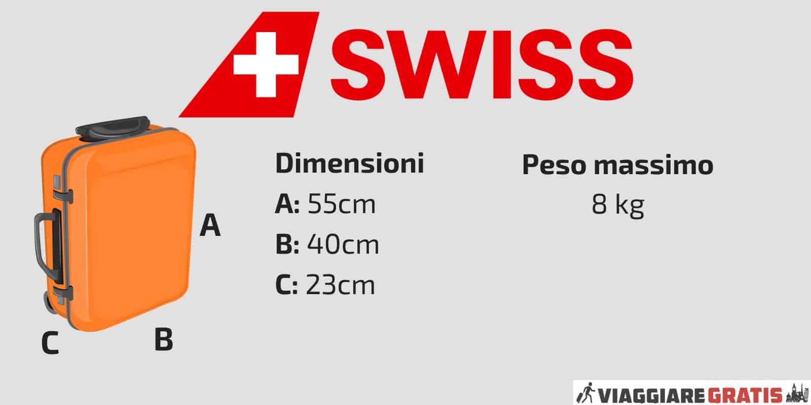 Bagaglio a Mano Swiss Air