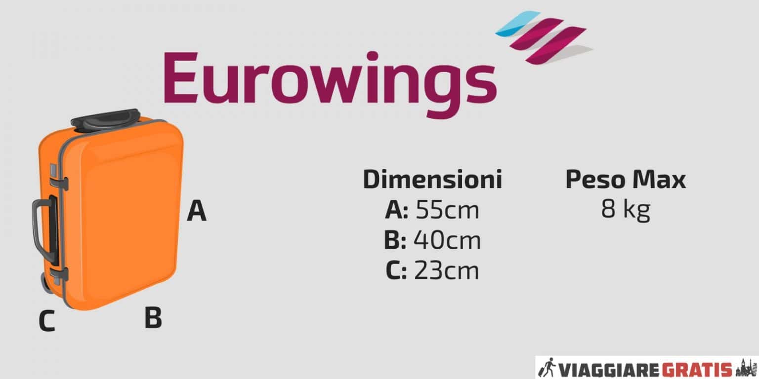 Bagaglio a Mano Eurowings/Germanwings franchigia e classi di viaggio