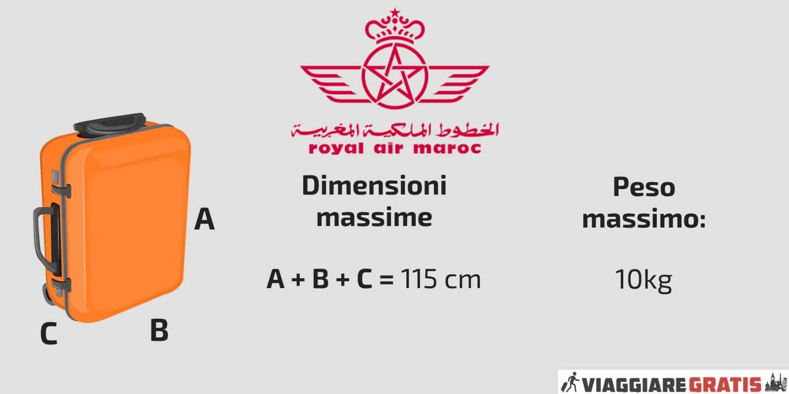 Bagaglio a Mano Royal Air Maroc