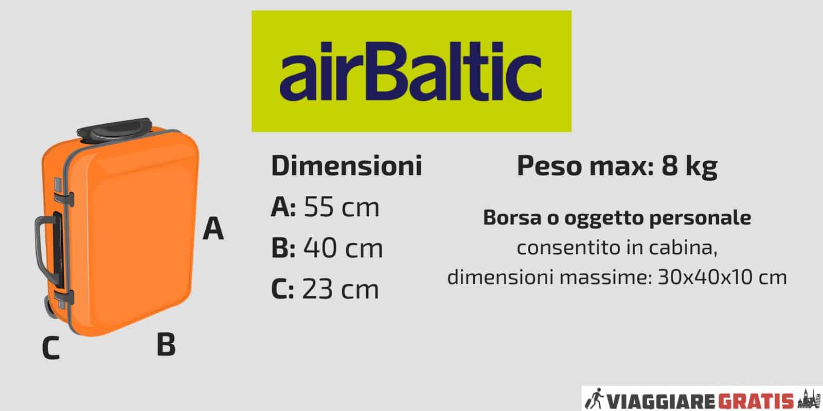 Bagaglio a Mano Air Baltic