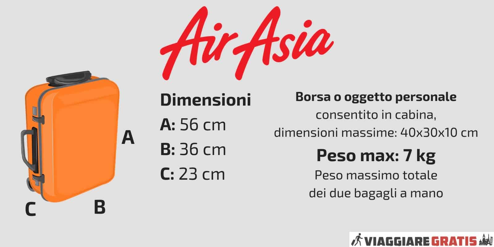 Bagaglio a Mano Air Asia