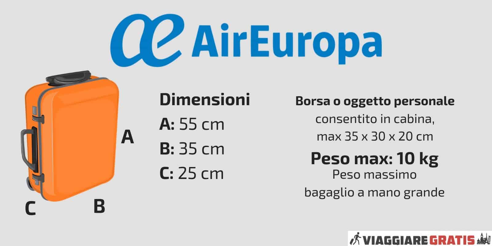 Bagaglio a Mano Air Europa