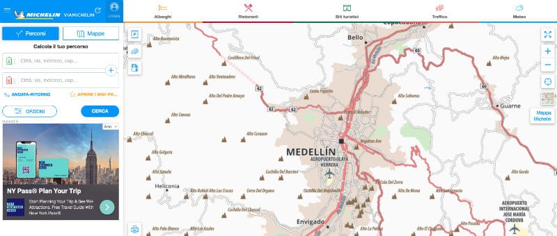 Carte MICHELIN Turen - plan Turen - ViaMichelin