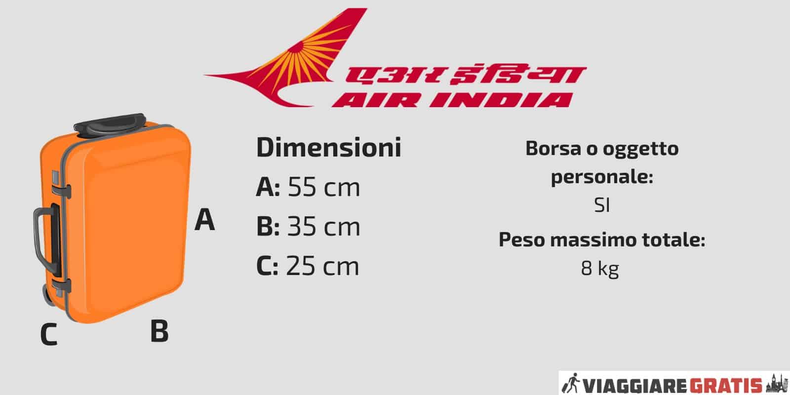 Bagaglio A Mano Air India Franchigia Liquidi Peso E Misure