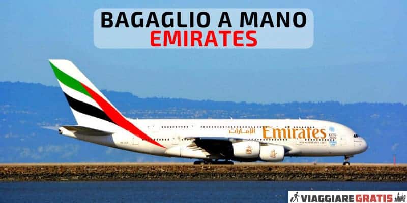 bagaglio a mano emirates airlines