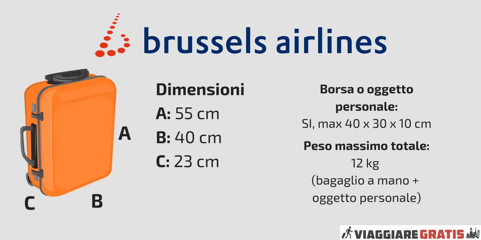 Bagaglio a Mano Brussels Airlines