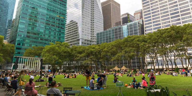 Bryant Park Viaggio a New York