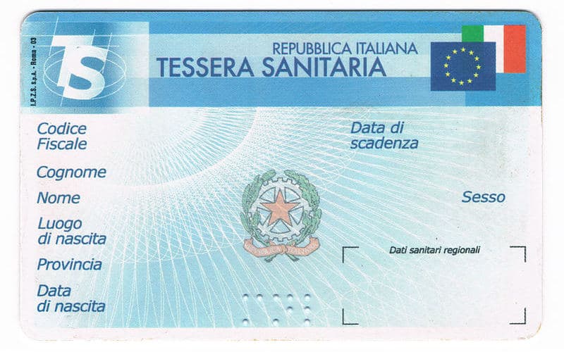 Tessera Sanitaria