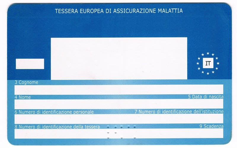 Tessera europea di assicurazione malattia TEAM