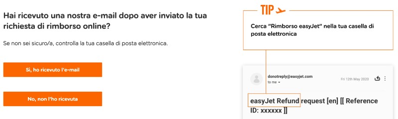 contattare EasyJet