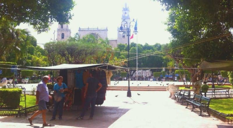 plaza grande merida yucatan