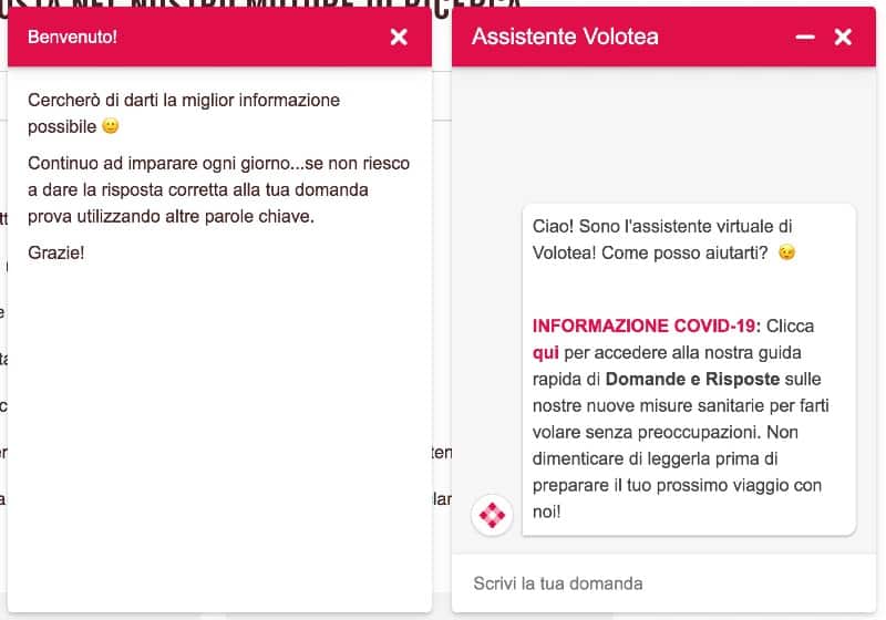 Assistente Virtuale Volotea