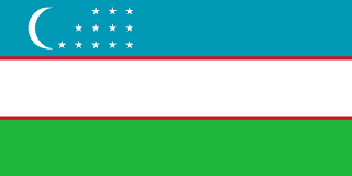 Bandiera Uzbekistan