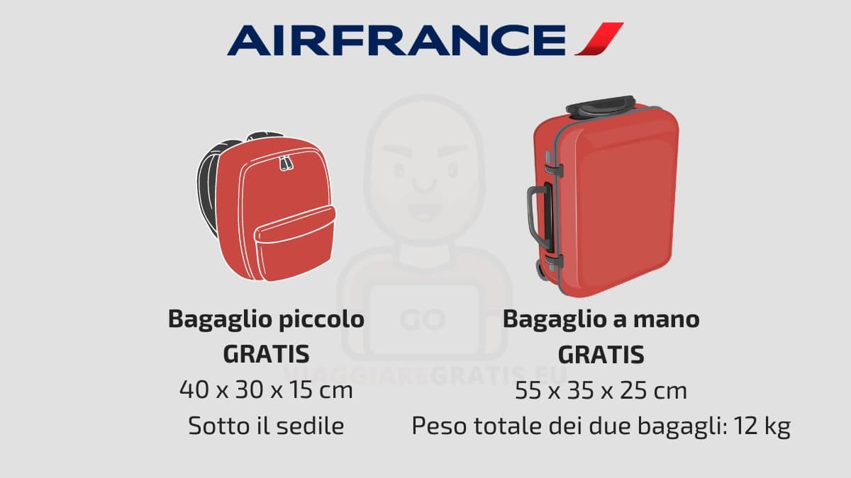 Bagaglio a mano Air France