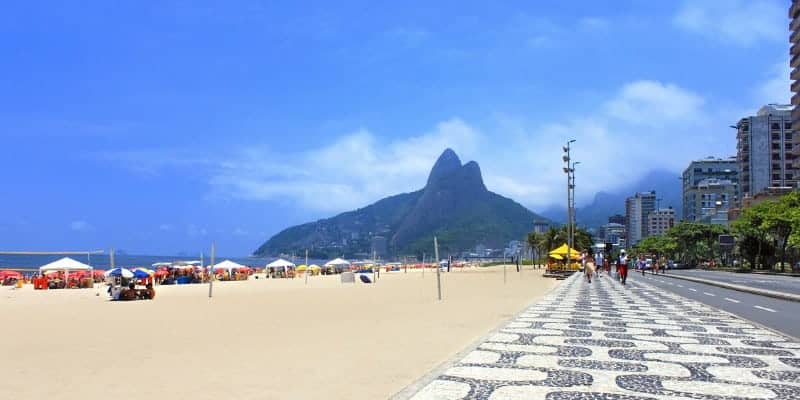 Ipanema spiagge Rio de Janeiro