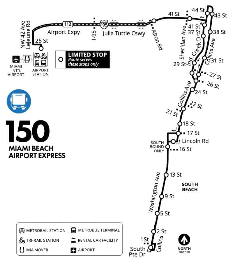 Miami Beach Airport Express bus