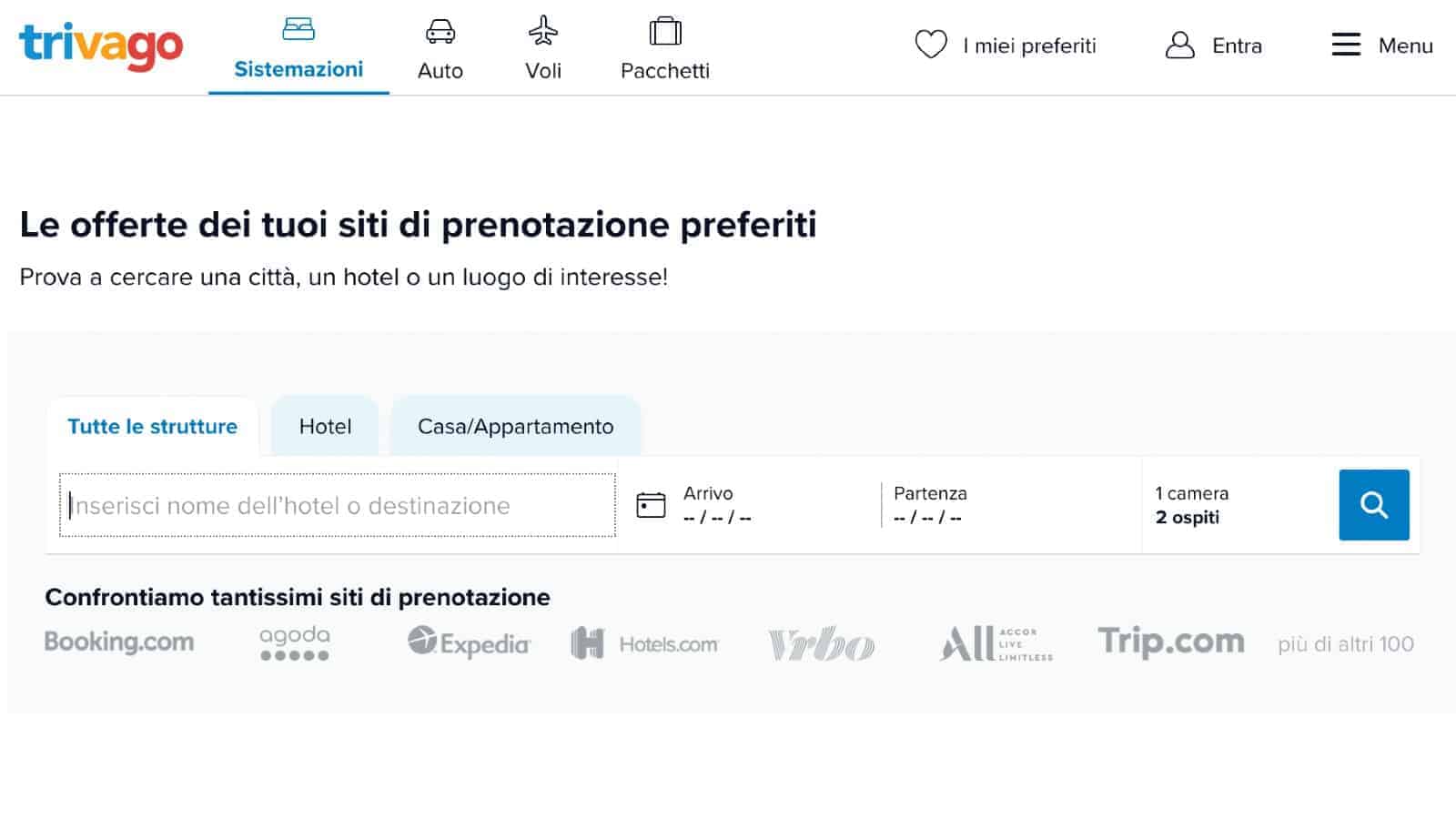 Trivago come funziona