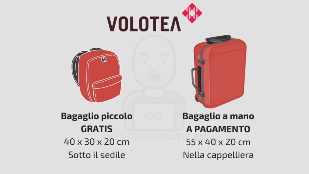 Bagaglio a mano Volotea 2026: peso, misure e nuove regole