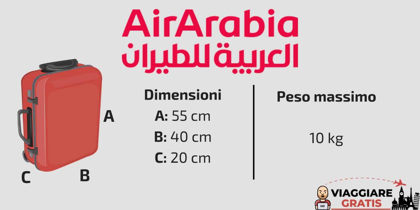 Bagaglio a mano Air Arabia