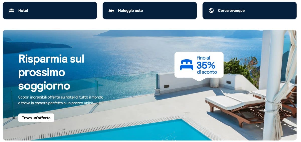 Skyscanner voli low cost hotel noleggio auto